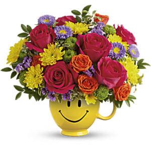 Choose Happy Bouquet | Mixed Bouquets | Same Day Flower Delivery | Multi-Colored | Teleflora