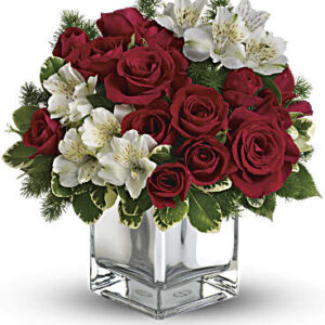 Christmas Blush Bouquet | Mixed Bouquets | Same Day Flower Delivery | White | Teleflora