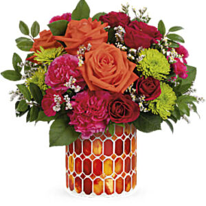 Citrus Dream Bouquet | Roses | Same Day Flower Delivery | Multi-Colored | Teleflora