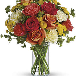 Citrus Kissed | Roses | Same Day Flower Delivery | Multi-Colored | Teleflora
