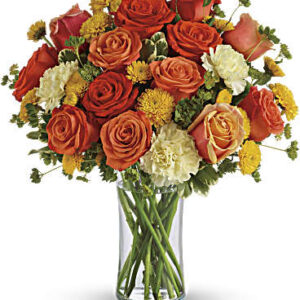 Citrus Kissed | Roses | Same Day Flower Delivery | Multi-Colored | Teleflora