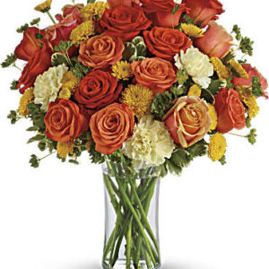 Citrus Kissed | Roses | Same Day Flower Delivery | Multi-Colored | Teleflora