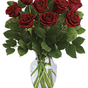 Classic Romance Bouquet | Roses | Same Day Flower Delivery | Red | Teleflora