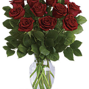 Classic Romance Bouquet | Roses | Same Day Flower Delivery | Red | Teleflora