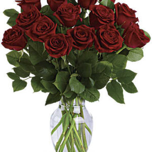 Classic Romance Bouquet | Roses | Same Day Flower Delivery | Red | Teleflora