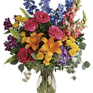 Colors Of The Rainbow Bouquet | Mixed Bouquets | Same Day Flower Delivery | Multi-Colored | Teleflora