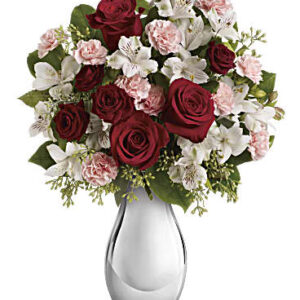 Crazy For You Bouquet With Red Roses | Mixed Bouquets | Same Day Flower Delivery | Teleflora