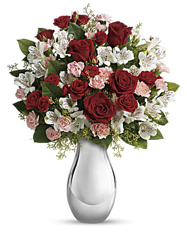 Crazy For You Bouquet With Red Roses | Mixed Bouquets | Same Day Flower Delivery | Teleflora
