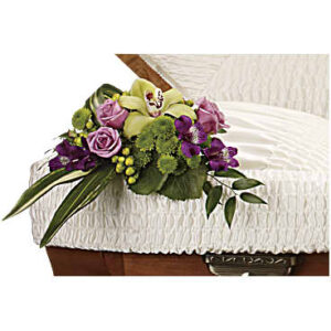 Dearest One Casket Insert | Mixed Bouquets | Same Day Flower Delivery | Purple | Teleflora