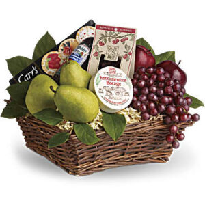Delicious Delights Basket | Mixed Bouquets | Same Day Flower Delivery | Multi-Colored | Teleflora
