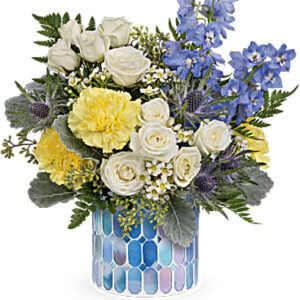 Dreaming Of Blue Bouquet | Mixed Bouquets | Same Day Flower Delivery | Teleflora