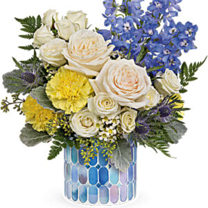 Dreaming Of Blue Bouquet | Mixed Bouquets | Same Day Flower Delivery | Teleflora