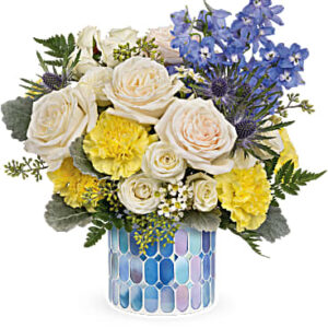Dreaming Of Blue Bouquet | Mixed Bouquets | Same Day Flower Delivery | Teleflora