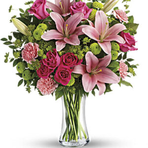 Dressed To Impress Bouquet | Mixed Bouquets | Same Day Flower Delivery | Pink | Teleflora