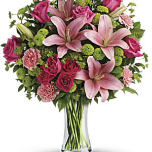 Dressed To Impress Bouquet | Mixed Bouquets | Same Day Flower Delivery | Pink | Teleflora