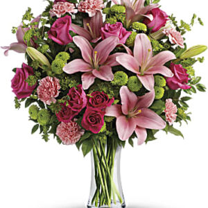 Dressed To Impress Bouquet | Mixed Bouquets | Same Day Flower Delivery | Pink | Teleflora