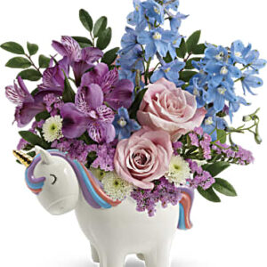 Enchanting Pastels Unicorn Bouquet | Mixed Bouquets | Same Day Flower Delivery | Multi-Colored | Teleflora
