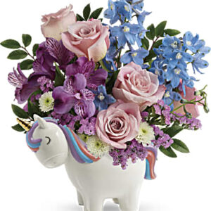 Enchanting Pastels Unicorn Bouquet | Mixed Bouquets | Same Day Flower Delivery | Multi-Colored | Teleflora