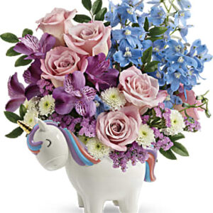 Enchanting Pastels Unicorn Bouquet | Mixed Bouquets | Same Day Flower Delivery | Multi-Colored | Teleflora