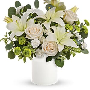 Eternally Elegant Bouquet | Mixed Bouquets | Same Day Flower Delivery | White | Teleflora