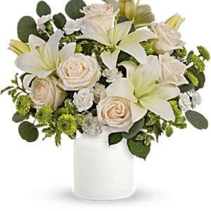 Eternally Elegant Bouquet | Mixed Bouquets | Same Day Flower Delivery | White | Teleflora