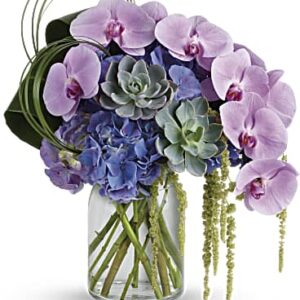 Exquisite Elegance Bouquet | Mixed Bouquets | Same Day Flower Delivery | Purple | Teleflora