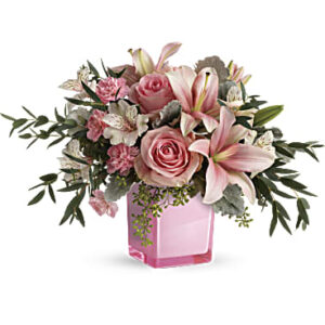 Fabulous Flora Bouquet | Mixed Bouquets | Same Day Flower Delivery | Pink | Teleflora