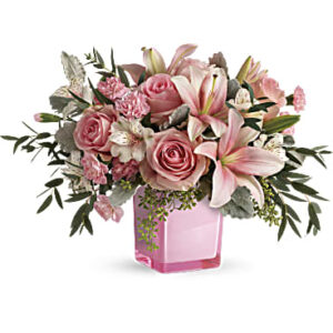Fabulous Flora Bouquet | Mixed Bouquets | Same Day Flower Delivery | Pink | Teleflora