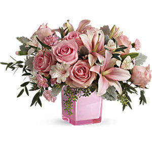 Fabulous Flora Bouquet | Mixed Bouquets | Same Day Flower Delivery | Pink | Teleflora