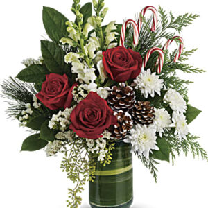 Festive Pines Bouquet | Mixed Bouquets | Same Day Flower Delivery | White | Teleflora