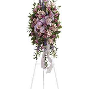 Finest Farewell Spray | Mixed Bouquets | Same Day Flower Delivery | Pink | Teleflora