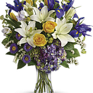 Floral Spring Iris Bouquet | Mixed Bouquets | Same Day Flower Delivery | Multi-Colored | Teleflora