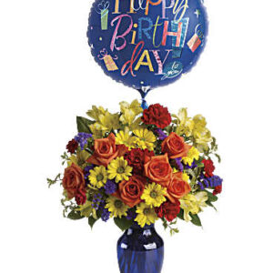 Fly Away Birthday Bouquet | Mixed Bouquets | Same Day Flower Delivery | Multi-Colored | Teleflora