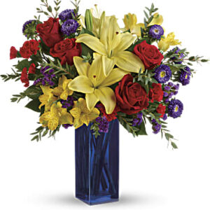 Flying Colors Bouquet | Mixed Bouquets | Same Day Flower Delivery | Multi-Colored | Teleflora