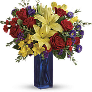 Flying Colors Bouquet | Mixed Bouquets | Same Day Flower Delivery | Multi-Colored | Teleflora