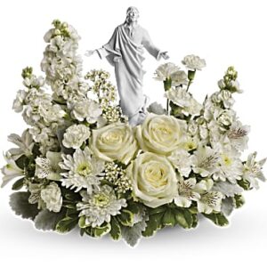 Forever Faithful Bouquet | Mixed Bouquets | Same Day Flower Delivery | White | Teleflora