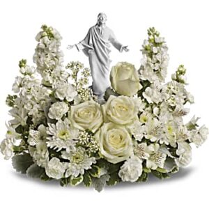 Forever Faithful Bouquet | Mixed Bouquets | Same Day Flower Delivery | White | Teleflora