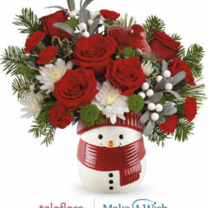 Frosty Wishes Bouquet | Carnations | Same Day Flower Delivery | White | Teleflora