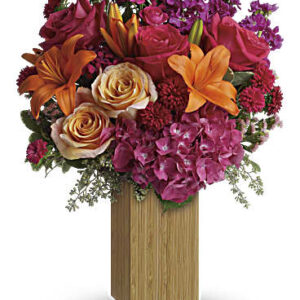 Fuchsia Fantasy Bouquet | Mixed Bouquets | Same Day Flower Delivery | Multi-Colored | Teleflora