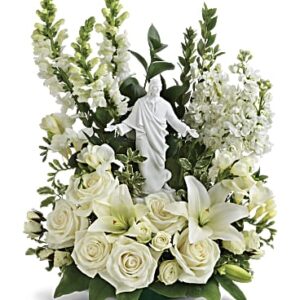 Garden Of Serenity Bouquet | Mixed Bouquets | Same Day Flower Delivery | White | Teleflora