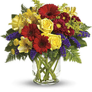 Garden Parade | Mixed Bouquets | Same Day Flower Delivery | Multi-Colored | Teleflora