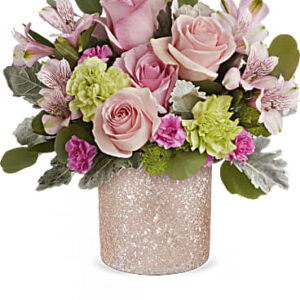 Glamour And Glitter Bouquet | Mixed Bouquets | Same Day Flower Delivery | Pink | Teleflora