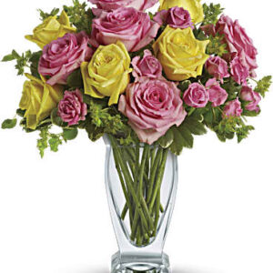 Glorious Day Bouquet | Roses | Same Day Flower Delivery | Multi-Colored | Teleflora