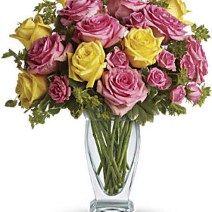 Glorious Day Bouquet | Roses | Same Day Flower Delivery | Multi-Colored | Teleflora