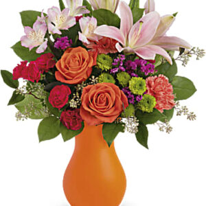 Happy Go Citrus Bouquet | Mixed Bouquets | Same Day Flower Delivery | Multi-Colored | Teleflora