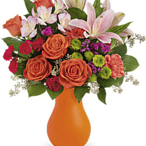 Happy Go Citrus Bouquet | Mixed Bouquets | Same Day Flower Delivery | Multi-Colored | Teleflora