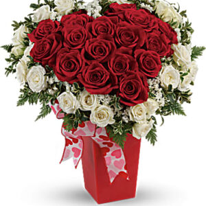 Heart And Soul Bouquet | Roses | Same Day Flower Delivery | White | Teleflora