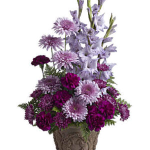 Heartfelt Memories | Carnations | Same Day Flower Delivery | Purple | Teleflora