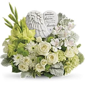 Hearts In Heaven Bouquet | Mixed Bouquets | Same Day Flower Delivery | White | Teleflora