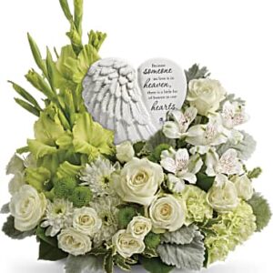 Hearts In Heaven Bouquet | Mixed Bouquets | Same Day Flower Delivery | White | Teleflora